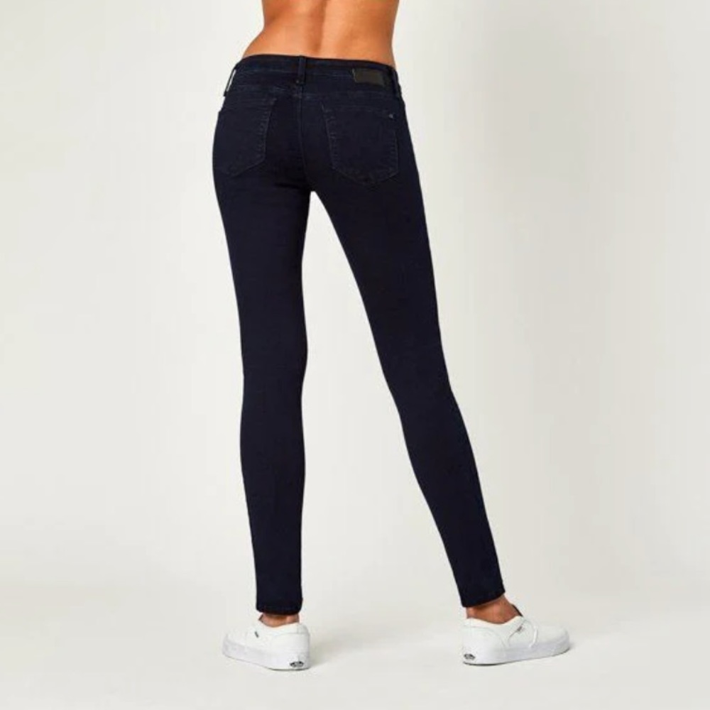 Mavi Gold Alexa Mid Rise Skinny Black Jean NWT 27 Stretch - Picture 3 of 11